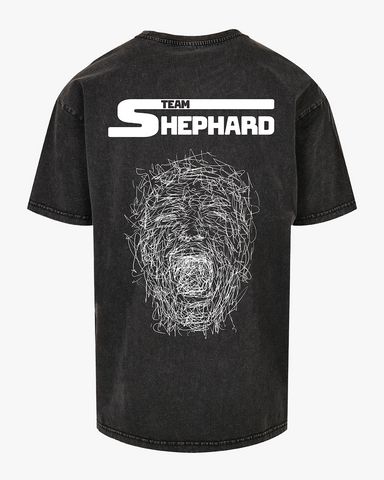 Team Shephard Break Free Oversized Acid Wash T-Shirt