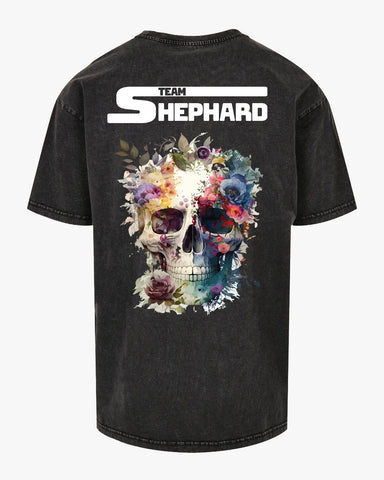 Team Shephard Hidden Beauty Oversized Acid Wash T-Shirt